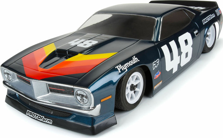 1/10 1970 Plymouth Barracuda Clear Body: Vintage Trans-Am