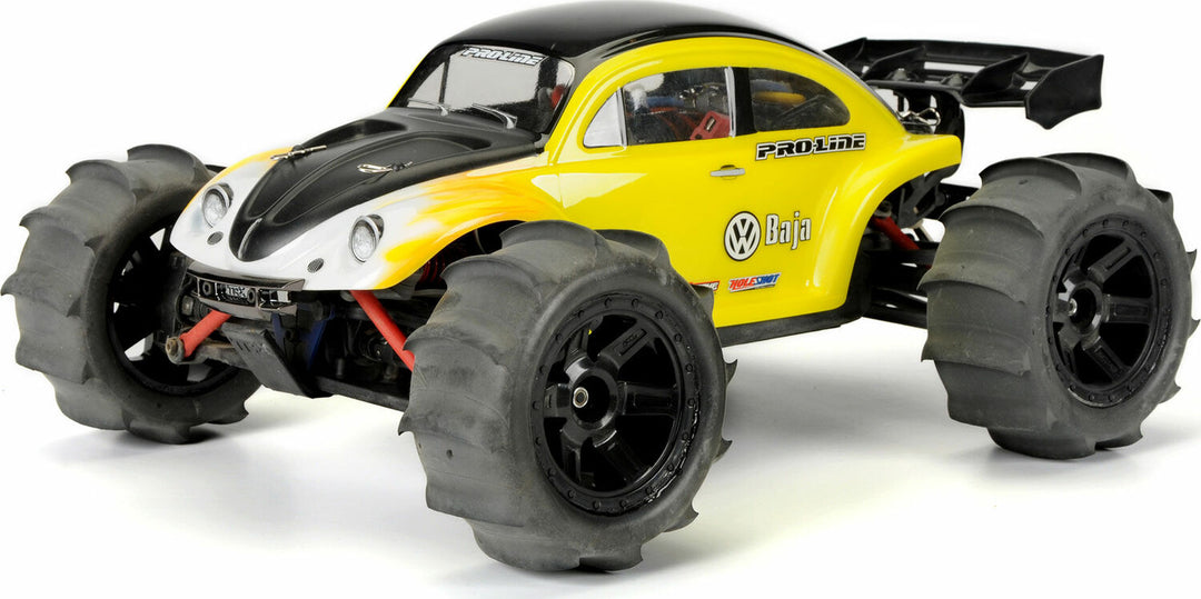 1/16 Sling Shot Fr/Rr 2.2" Sand Tires Mounted 12mm Blk Desperado (2)