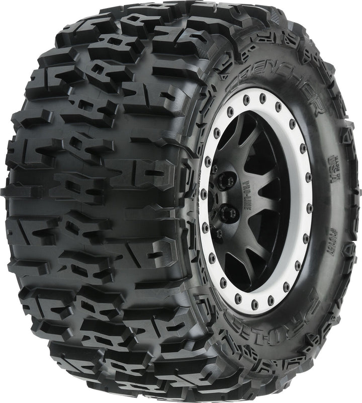1/5 Trencher Pro-Loc F/R 4.3" X-MAXX MTD 24mm Blk/Gry Impulse (2)