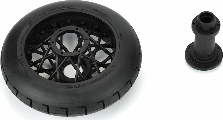 1/4 Supermoto S3 Motorcycle Rear Tire MTD Black (1): PROMOTO-MX