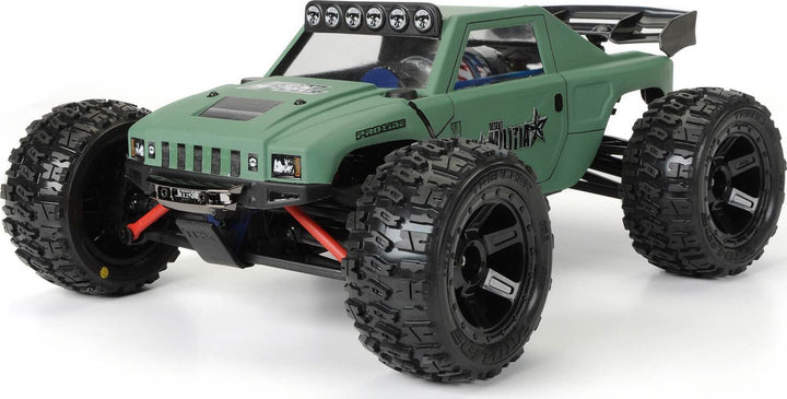 1/16 Trencher M2 Fr/Rr 2.2" Tires Mounted 12mm Blk Desperado (2)