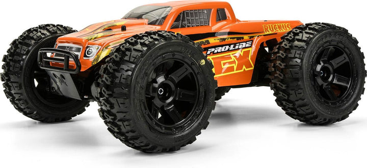1/16 Trencher M2 Fr/Rr 2.2" Tires Mounted 12mm Blk Desperado (2)