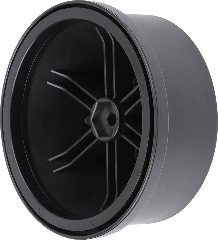 1/10 Split Six Rear 2.2"/3.0" 12mm Short Course Wheels (2) Red/Black