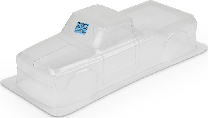 1/8 1972 Chevy C-10 Long Bed Clear Body: Monster Truck