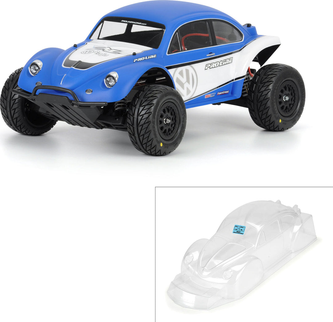 1/10 VW Full Fender Baja Bug Clear Body: Short Course
