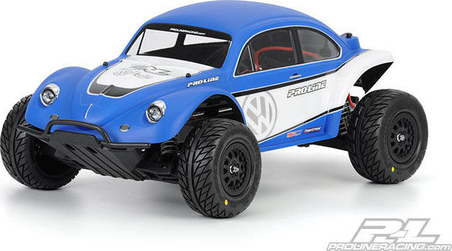 1/10 VW Full Fender Baja Bug Clear Body: Short Course