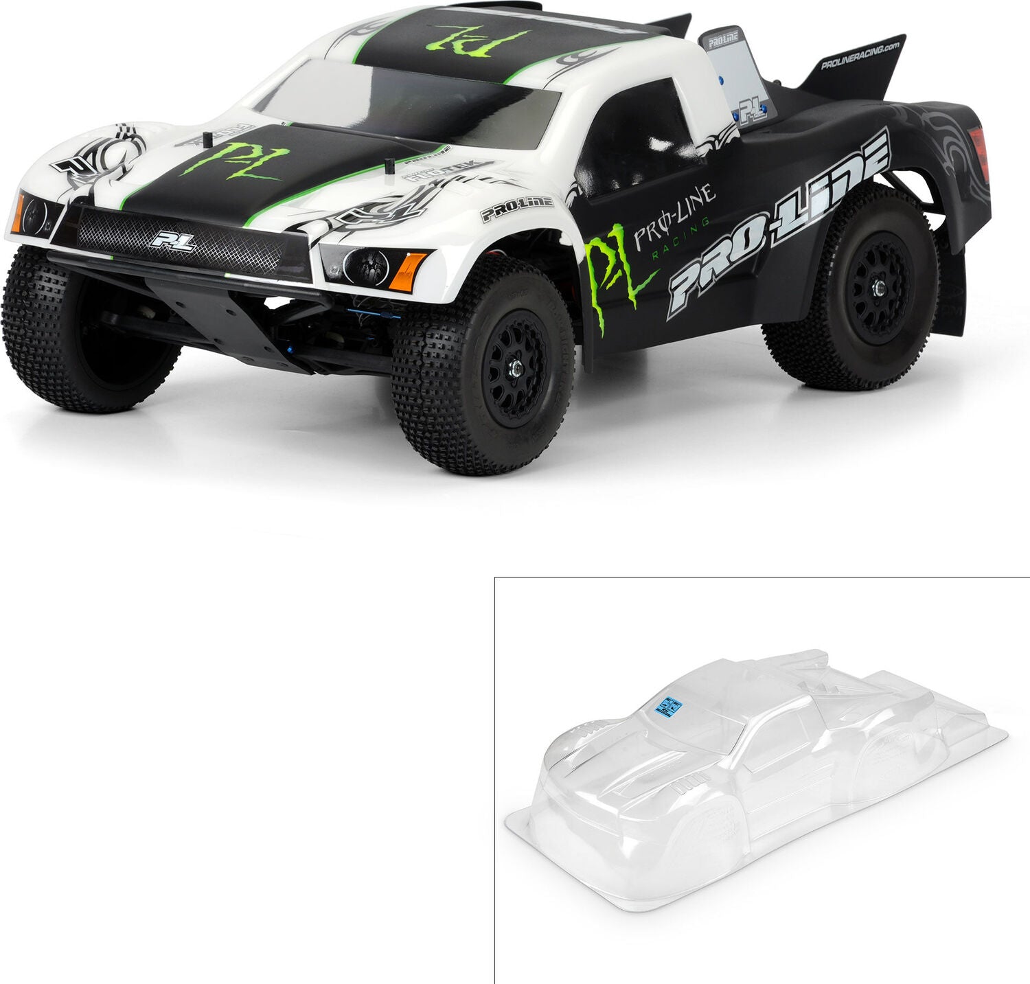 1/10 Flo-Tek Clear Body: Short Course