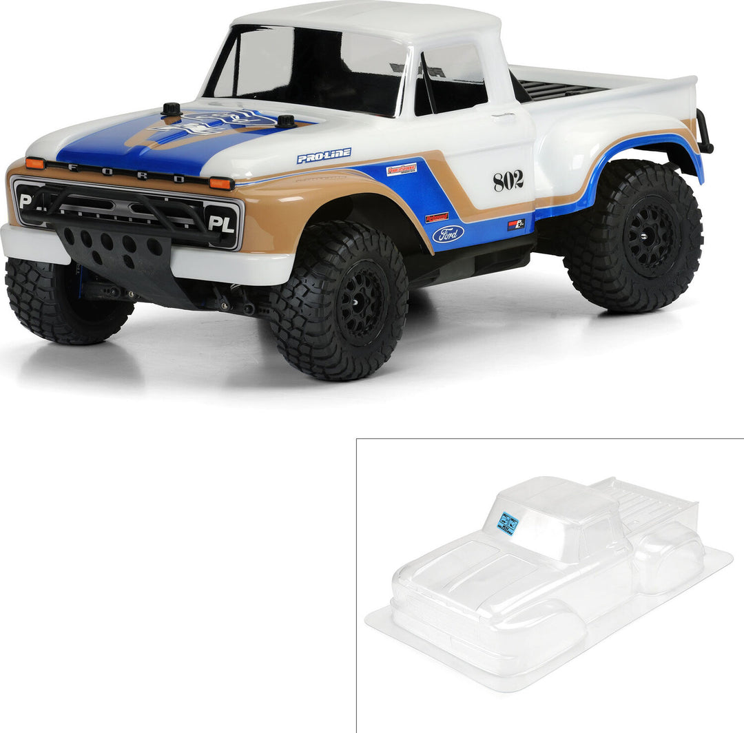 1/10 1966 Ford F-100 Clear Body: Short Course