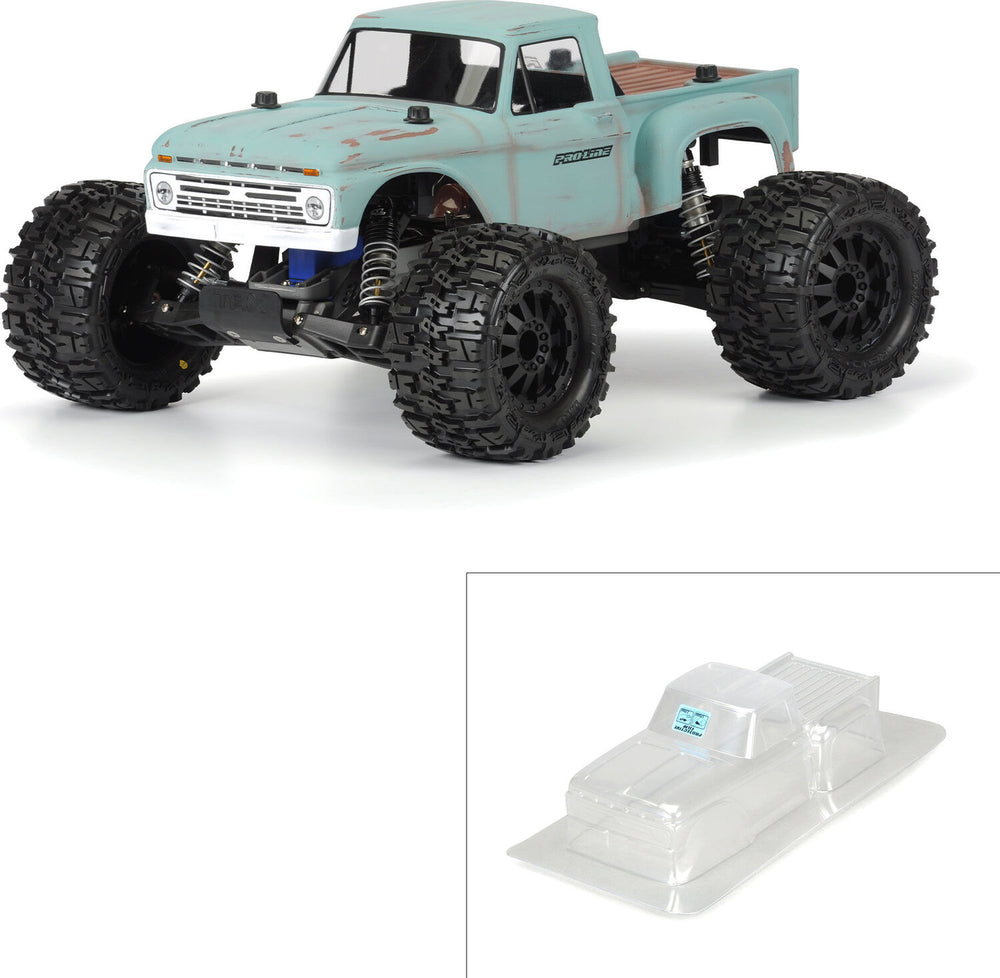 1/10 1966 Ford F-100 Clear Body: Stampede