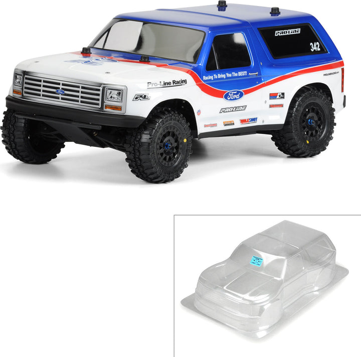 1/10 1981 Ford Bronco Clear Body: Short Course