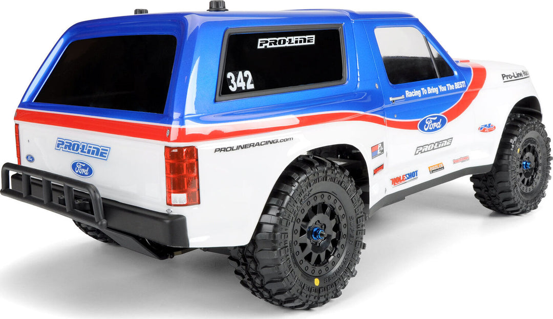 1/10 1981 Ford Bronco Clear Body: Short Course