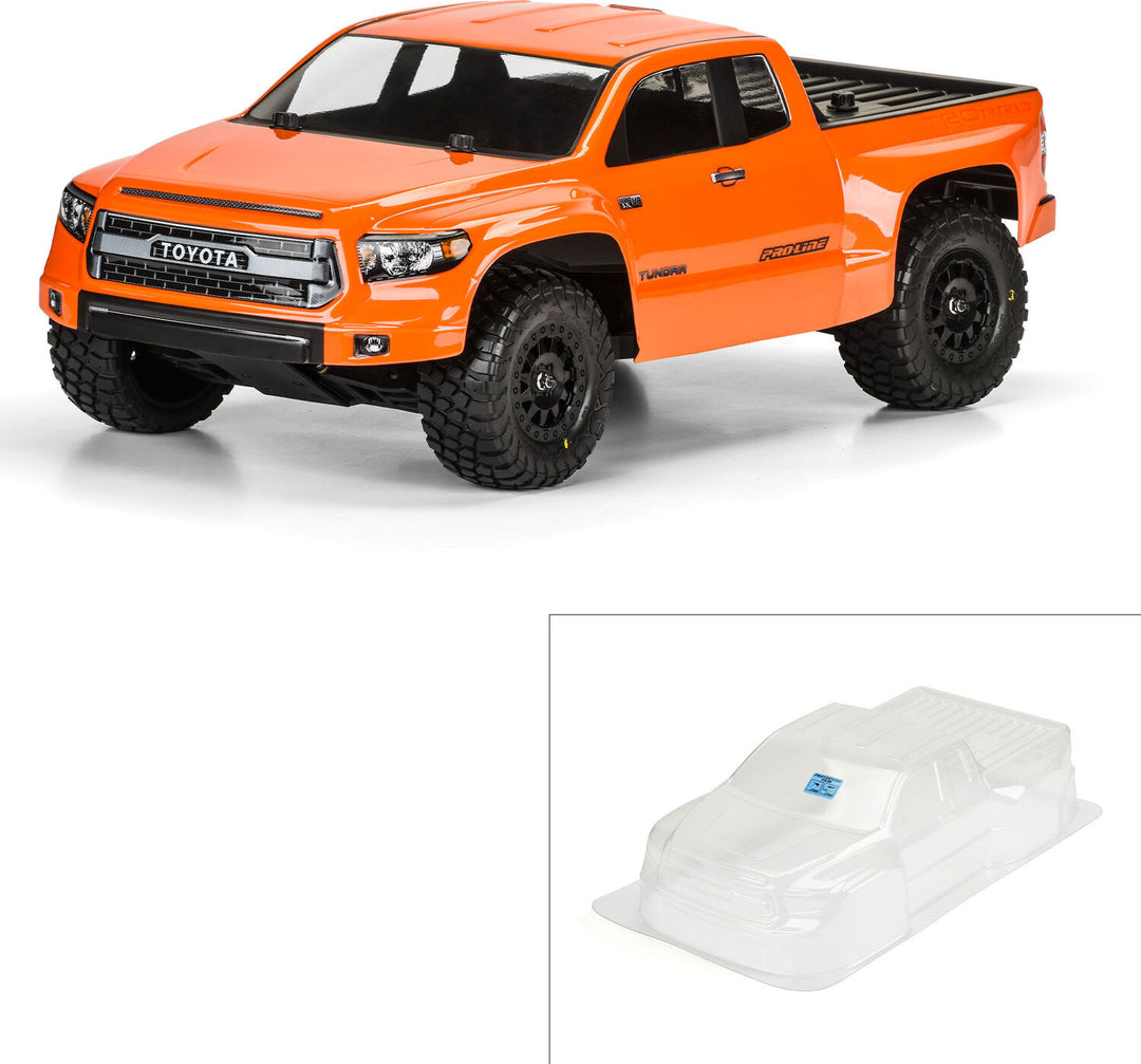 1/10 Toyota Tundra TRD Pro True Scale Clear Body: Short Course