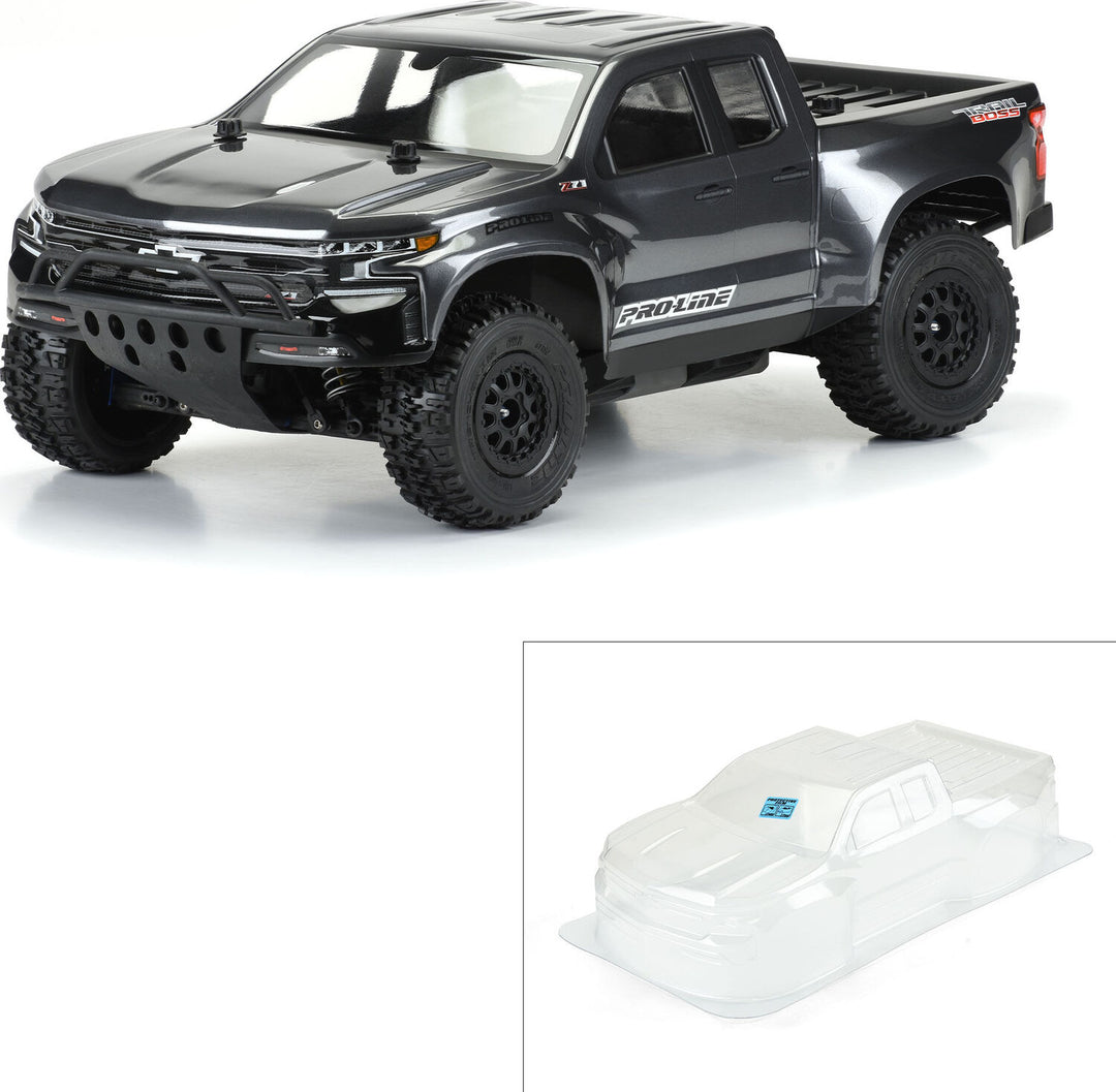 1/10 2019 Chevy Silverado Z71 Trail Boss Clear Body: Short Course