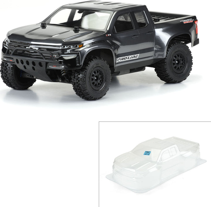 1/10 2019 Chevy Silverado Z71 Trail Boss Clear Body: Short Course
