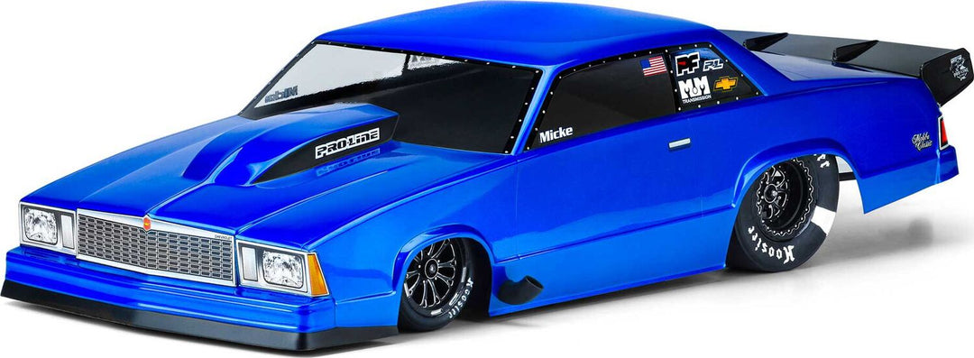 1/10 1978 Chevrolet Malibu Clear Body: Drag Car
