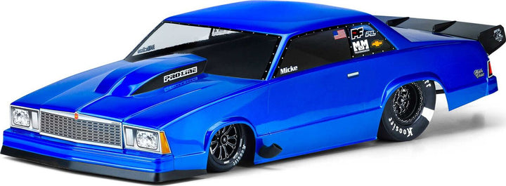 1/10 1978 Chevrolet Malibu Clear Body: Drag Car