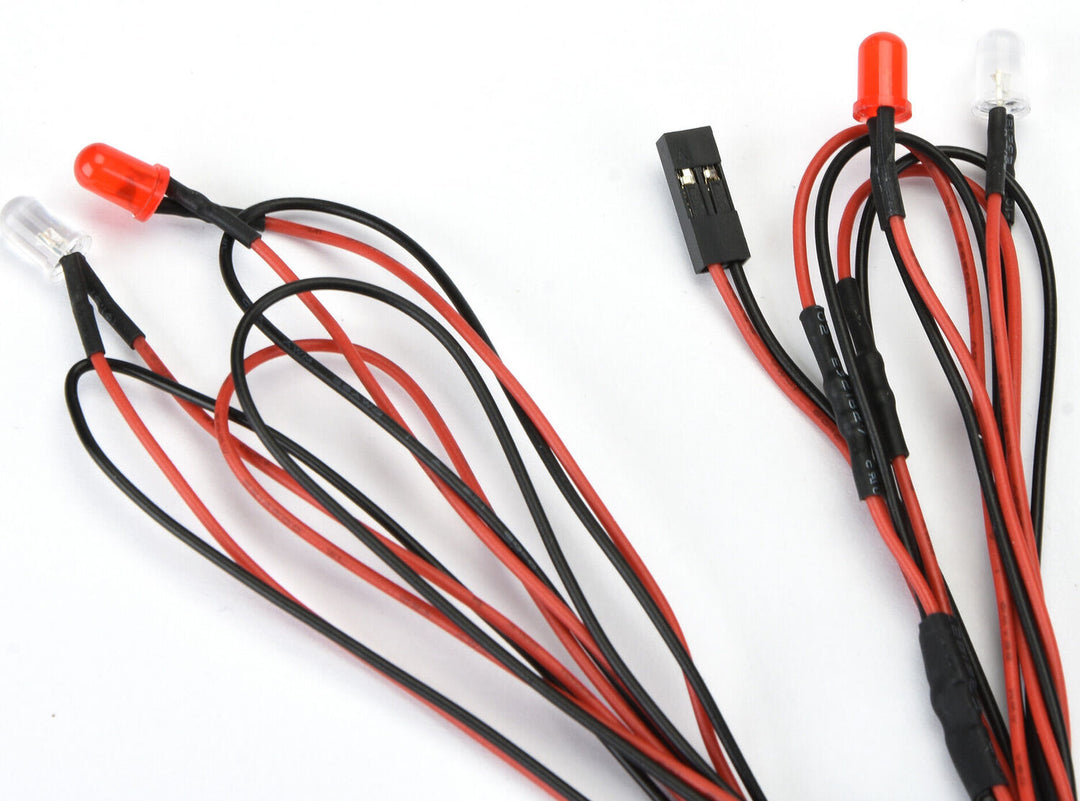 1/10 Universal LED Headlight & Tail Light Kit for Crawler Bodies