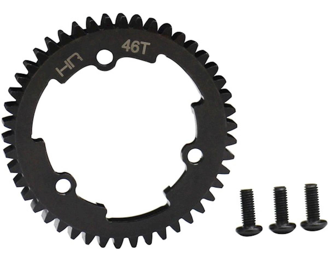 Hot Racing Steel Mod 1 Steel Spur Gear for Traxxas E Revo 2.0/X-Maxx/XO-1 (46T) HRAERVT46M01