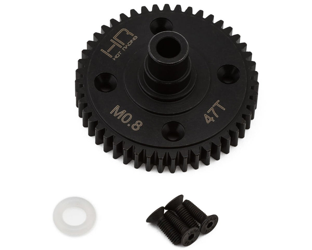 Hot Racing Mod 0.8 Steel Differential Spur Gear for Traxxas® Mini Maxx®/XRT™ HRAMMX38XG
