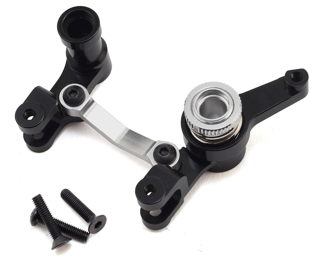 Hot Racing Traxxas Slash 4x4 Adjustable Steering Bellcrank &amp; Servo Saver HRASLF4801