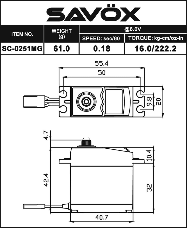 LARGER STD DIGITAL SERVO .18/222