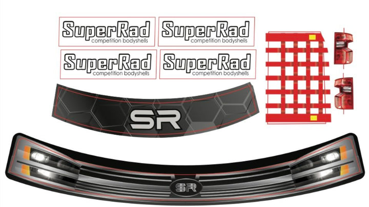 SuperRad RC SR-21 SuperTRK10 1/10 oval truck body