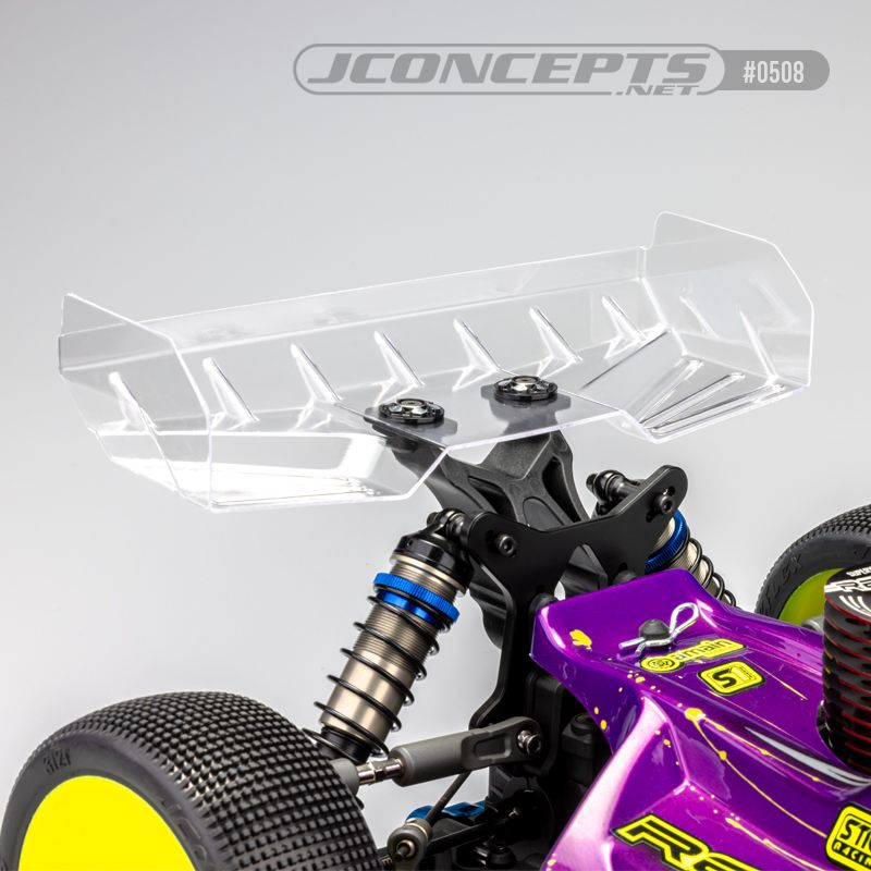 JConcepts Finnisher 1/8 Polycarbonate Rear Wing (Pre-Trimmed) (Clear) 508