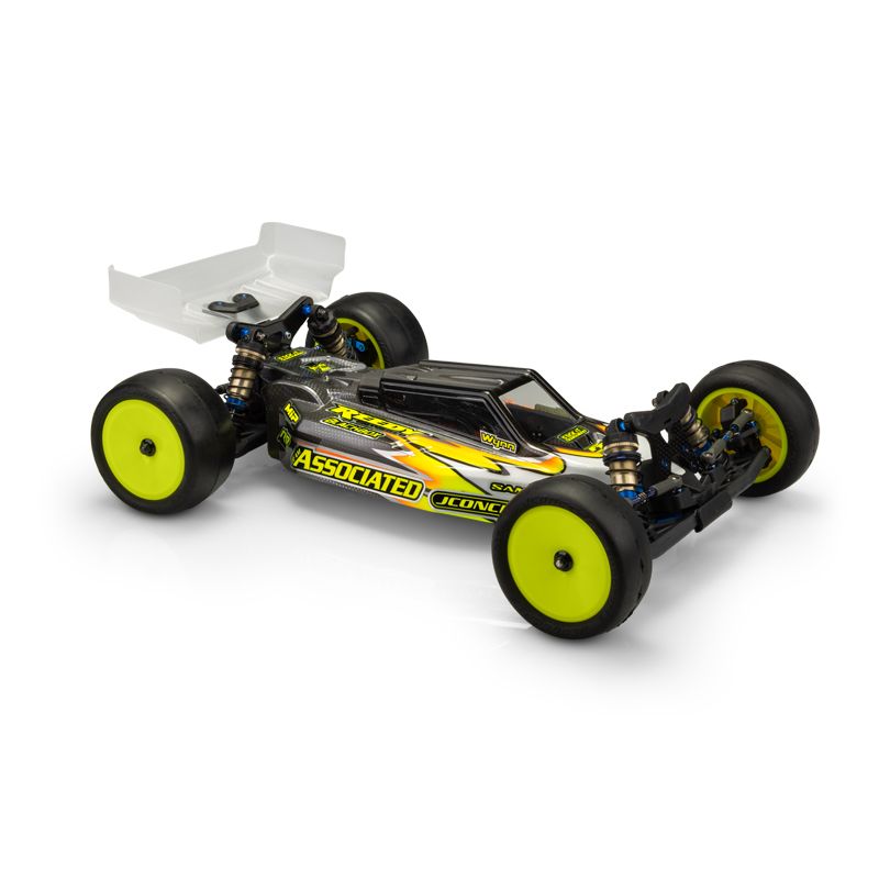 JConcepts RC10 B7/B7D "F2" Body w/Turf & Carpet Wings (Clear) 0614