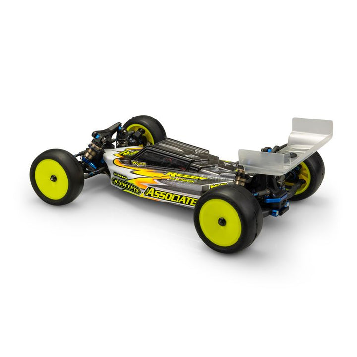 JConcepts RC10 B7/B7D "F2" Body w/Turf & Carpet Wings (Clear) 0614