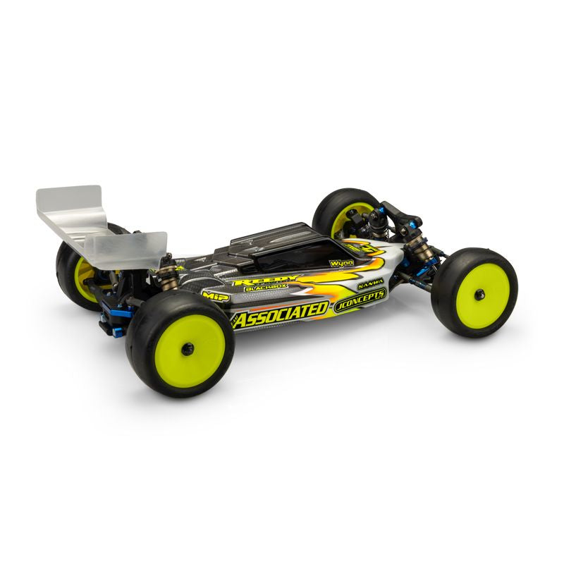 JConcepts RC10 B7/B7D "F2" Body w/Turf & Carpet Wings (Clear) 0614