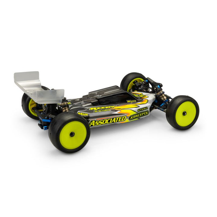 JConcepts RC10 B7/B7D "F2" Body w/Turf & Carpet Wings (Clear) 0614