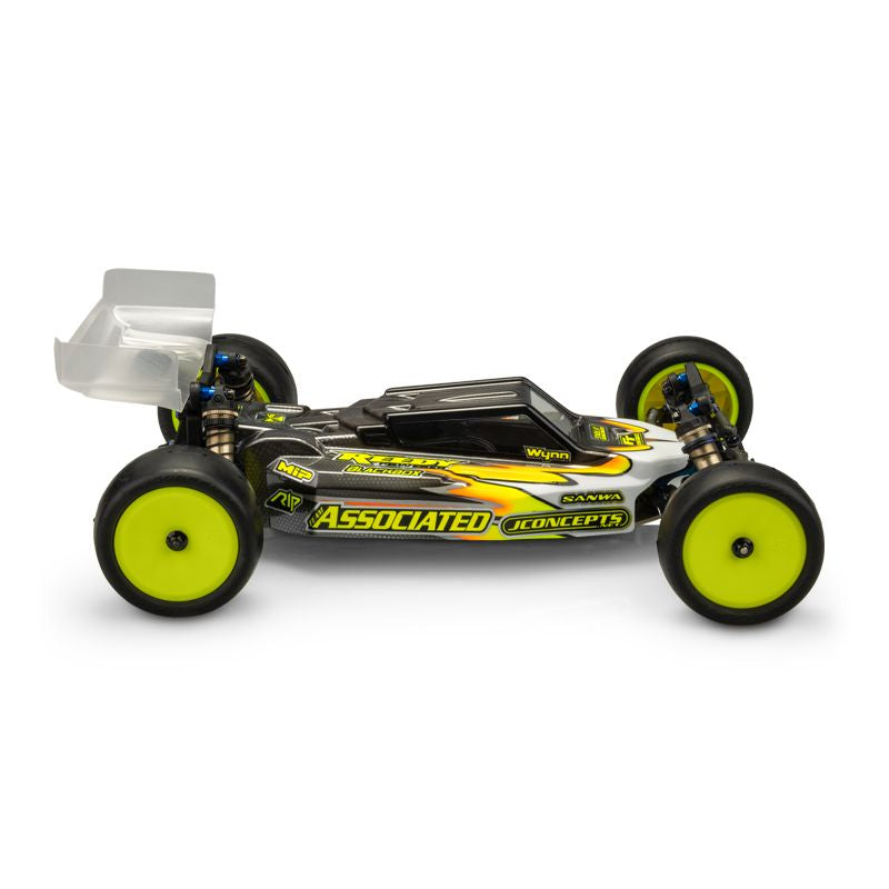 JConcepts RC10 B7/B7D "F2" Body w/Turf & Carpet Wings (Clear) 0614