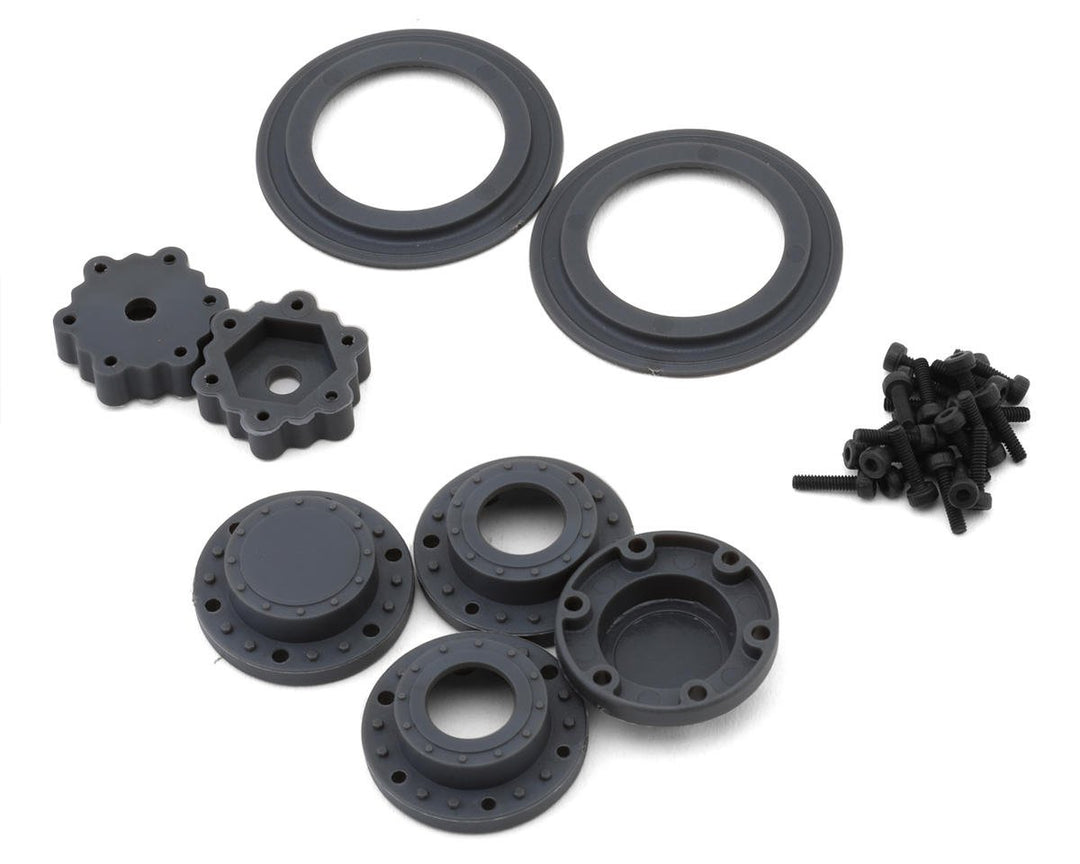 JConcepts Losi Mini LMT Renegades Pre-Mounted Monster Truck Tires (2) (Blue) 4123-41914