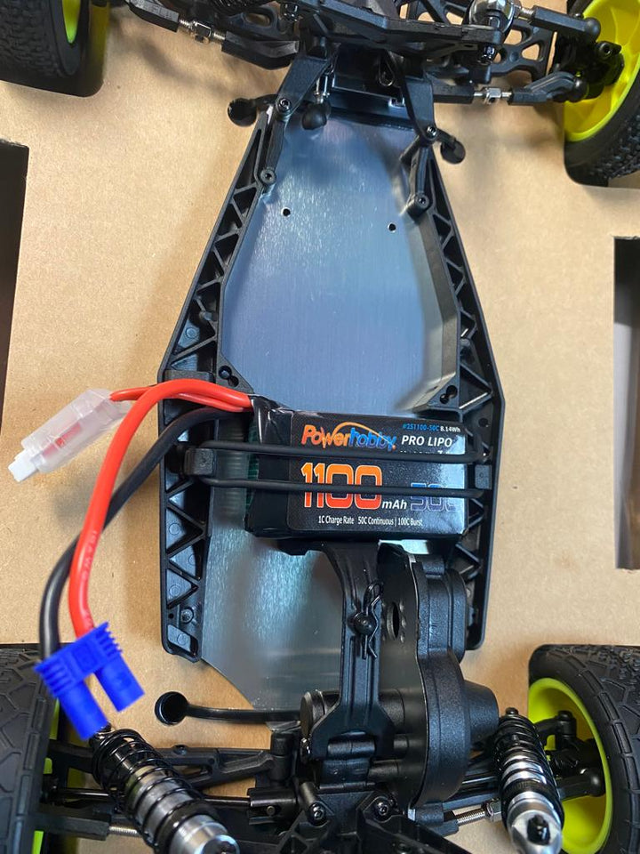 Powerhobby 2S 1100mAh 50C LiPo Battery w EC2 Plug : Losi Mini-B Mini-T 2.0 JRX2