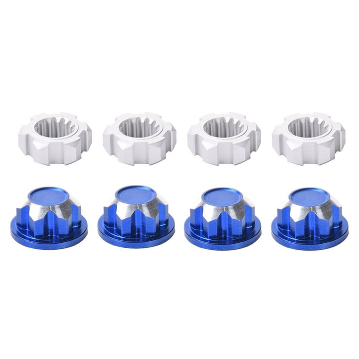 Power Hobby 24mm Wheel Adapters &amp; 17mm Wheel Nuts,for X-Maxx 4x4 5526