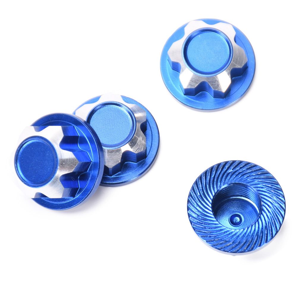 Power Hobby 24mm Wheel Adapters &amp; 17mm Wheel Nuts,for X-Maxx 4x4 5526