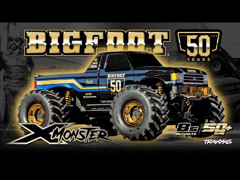 Traxxas X-Maxx X-Monster BIGFOOT 50th Anniversary Only 1975 Made! 77136-4