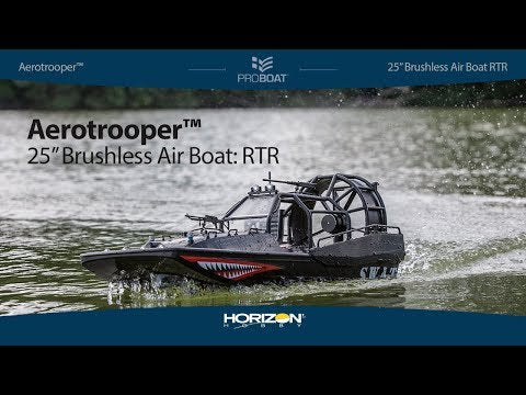 Pro Boat Aerotrooper 25-inch Brushless Air Boat: RTR PRB08034