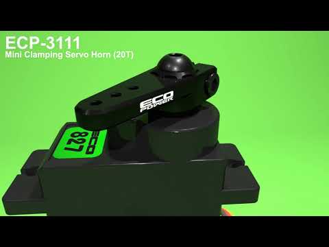 EcoPower Mini CNC-Machined Aluminum Clamping Servo Horn (20T) (ECP-827) ECP-3111