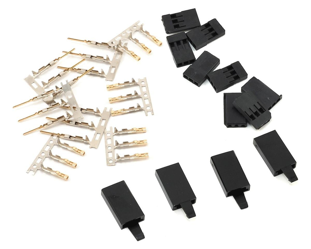 ProTek RC Futaba &amp; JR Style "Locking" Servo Connectors (4 Pair) PTK-5046