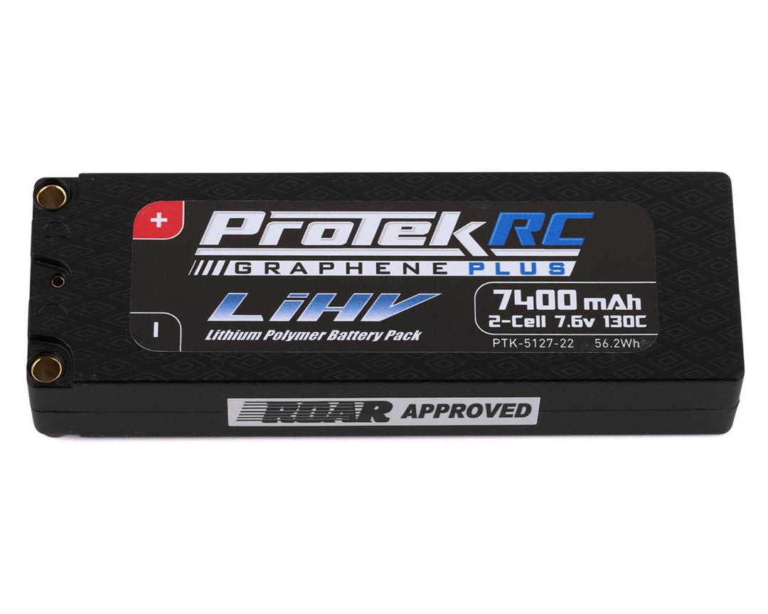 ProTek RC 2S 130C Low IR Si-Graphene + HV LiPo Battery (7.6V/7400mAh) PTK-5127-22