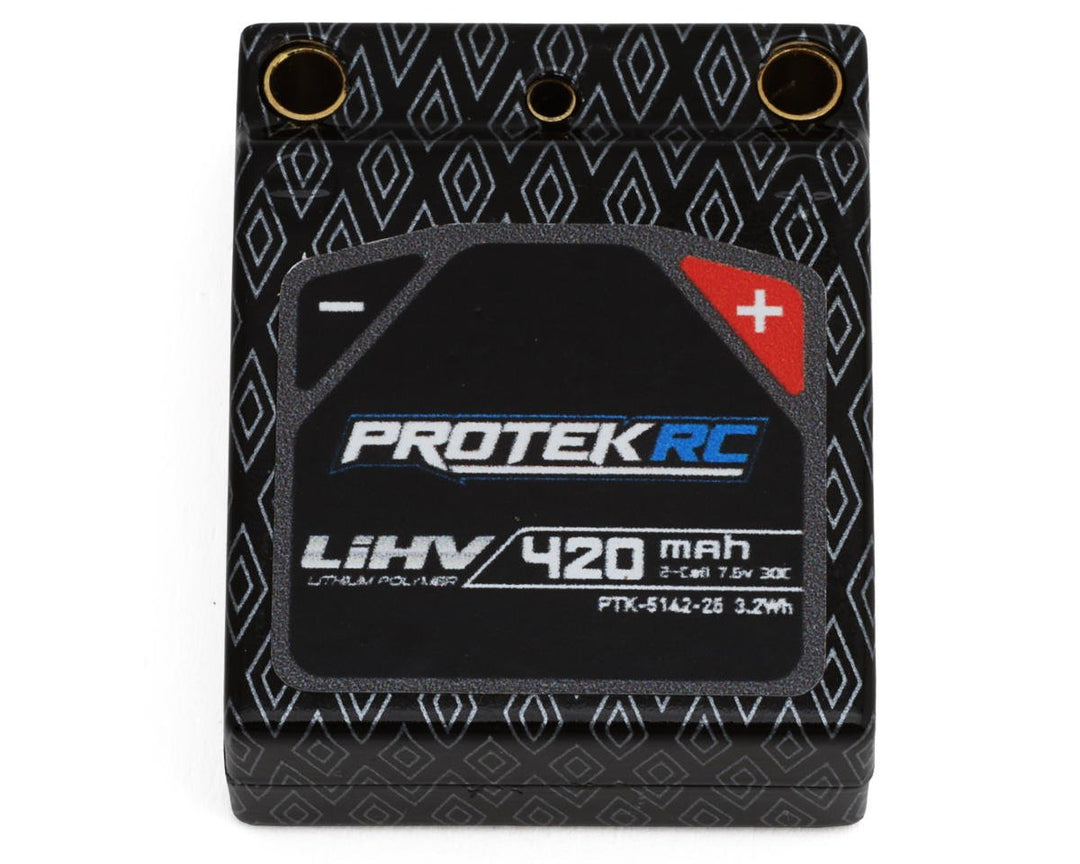 ProTek RC 2S 30C HV Hardcase LiPo Battery for Losi® Micro-B (7.6V/420mAh) PTK-5142-25