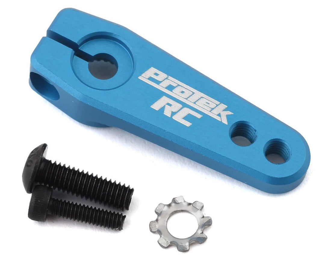 ProTek RC Aluminum Flat Clamping Servo Horn (Blue) (25T-ProTek) PTK-7823