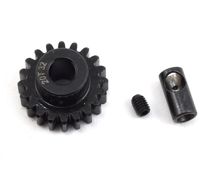 ProTek RC Steel 32P Pinion Gear w/3.17mm Reducer Sleeve (Mod .8) (5mm Bore)