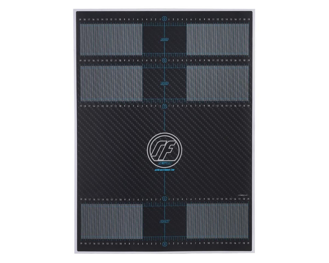 Raceform Carbon Fiber Graphic Setup Decals (1/8 On-Road/GT) RFM20210114CFGSDS8ON