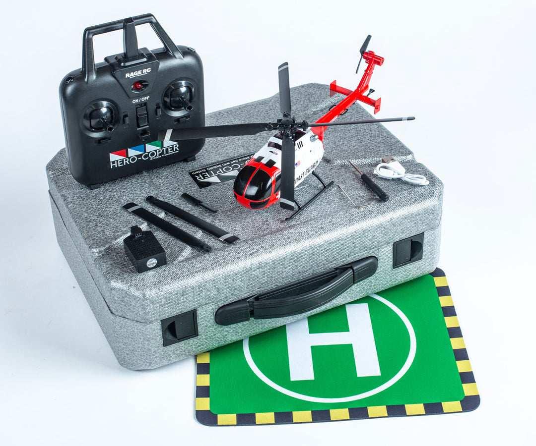 Rage R/C Hero-Copter, 4-Blade RTF Helicopter
