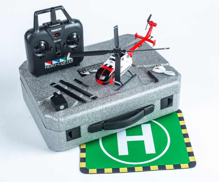 Rage R/C Hero-Copter, 4-Blade RTF Helicopter