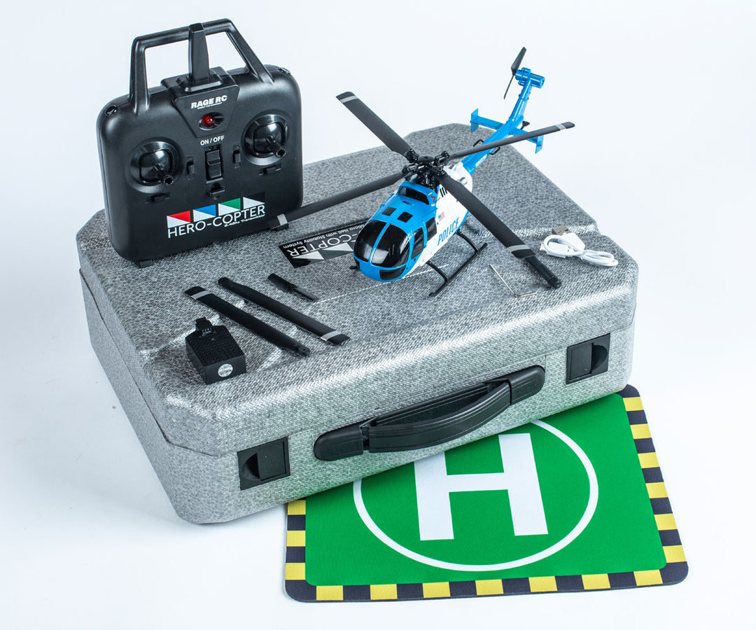 Rage R/C Hero-Copter, 4-Blade RTF Helicopter