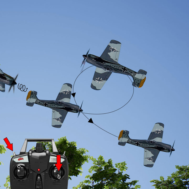 Focke-Wulf Fw 190 Micro RTF Airplane with PASS System RGRA1308