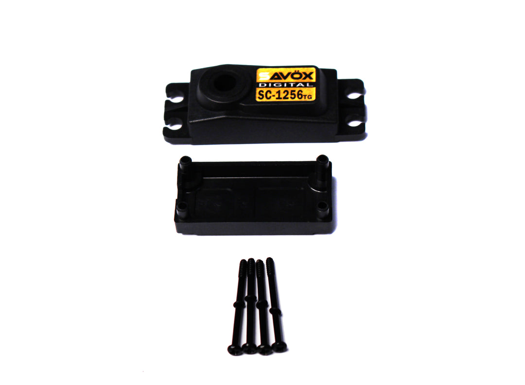 Top &amp; Bottom Servo Case with 4 Screws, for SC1256TG